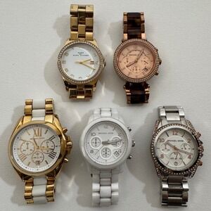 Michael Kors & Marc Jacobs Watch Lot 5 MBM3045 MK-5459 MK-5743 MK-5161 MK-5538